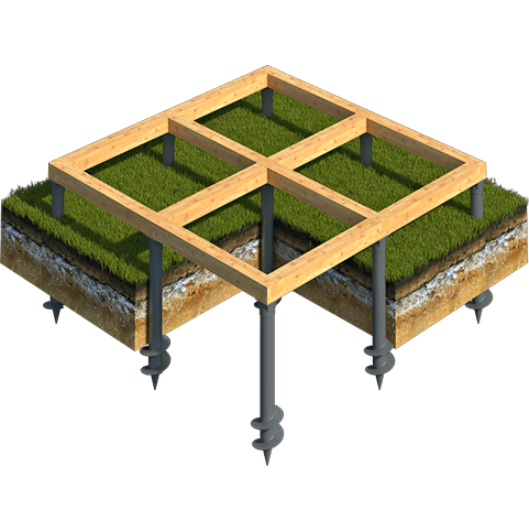 фундамент для деревянного дома