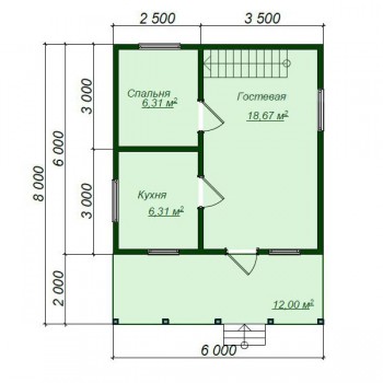 Проект дома 040