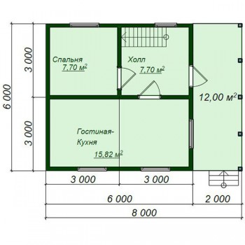 Проект дома 080