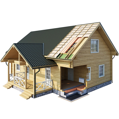 кровля для деревянного дома